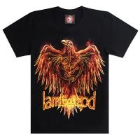 ราคา เสื้อยืดแขนสั้นพิมพ์ลายวง Lamb of God Lamb of God สไตล์เดียวกันสำหรับผู้ชายและผู้หญิง (25874378735)