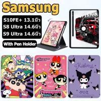 ราคา 360°หมุนตั้ง/นอนได้ เคส Samsung Galaxy Tab S10fe+ 13.1นิ้ว เคสฝาพับ Samsung Galaxy Tab S8Ultra S9Ultra 14.6นิ้ว Right pen เคส Galaxy /leather Samsung case (25945802609)