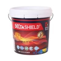 ราคา สีทาบ้านภายนอก ภายใน 9 ลิตร เบส A ขาว DeltaShield Plus อายุการใช้งาน 15 ปี สีน้ำอะคริลิค กึ่งเงา (25729317832)