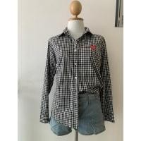 ราคา เสื้อเชิ้ตแขนยาว ลายสก๊อตสีดำ PlayBoy #มือสอง (21502393972)