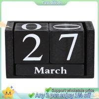 ราคา วินเทจไม้ปฏิทินโทรมเก๋บล็อกสก์ท็อปปฏิทินไม้ชนบทตารางปฏิทินโฮมออฟฟิศ (27433101719)