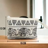 ราคา กระเป๋าสตางค์ช้างไทย – Canvas ของที่ระลึกลายช้างสําหรับเป็นของขวัญ (24767551978)