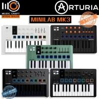 ราคา Arturia MiniLab 3 *ของแท้รับประกัน1ปี* มิดิคีย์บอร์ดคอนโทรลเลอร์ 25 Key MIDI Keyboard Controller (24294130332)