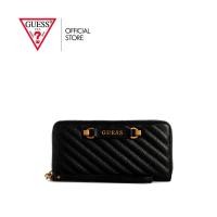 ราคา GUESS กระเป๋า รุ่น QB9495146 SELA SLG LARGE ZIP AROUND BLACK สีดำ (28809347106)