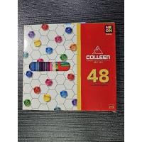 ราคา สีไม้คอลลีน #colleen #ดินสอสี48 แท่งให้สีสด นุ่มลื่น ระบายง่าย#รุ่น775 (25728761903)