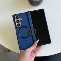 ราคา เหมาะสําหรับ Samsung Galaxy Z FOLD 7 6 5 4 3 5G แฟชั่นหนังเคสโทรศัพท์มือถือสามพับ, Samsung Galaxy Z Fold7 5G high-end อารมณ์ผู้ถือแหวนเคสโทรศัพท์มือถือ. (40319638887)