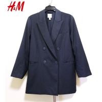 ราคา H&M เสื้อสูทผู้หญิง สีกรม อก 39 นิ้ว มือสอง มีตำหนิ (40803785495)