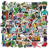ราคา สติกเกอร์การ์ตูนเกม Minecraft กันน้ำ ขนาด 100/50 ชิ้น สำหรับหมวกสองล้อ รถจักรยาน กระเป๋าใส่ปากกา ลวดลายสวยงามจาก (40759598454)