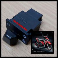 ราคา สวิตช์ไฟเลี้ยวมีผ่าหมากในตัว / Click-125i ปี 2015-2017 / Supercup ปี 2017 / Wave-110i ปี 2017 / Zoomer-x ปี 2018 [BJN] (7133236575)