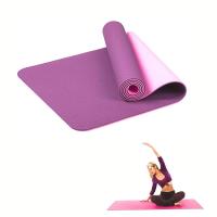 ราคา เสื่อโยคะ TPE (180 x 60 x 6) พร้อมสายรัดเสื่อโยคะ (สีม่วง-ชมพู) (6916796541)