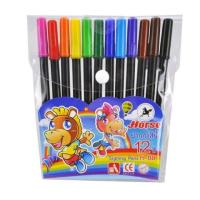 ราคา HORSE ปากกาสีน้ำ/ปากกาเมจิก 12 สี H-88 ตราม้า จำนวน 1 แพ็ค (5237393848)