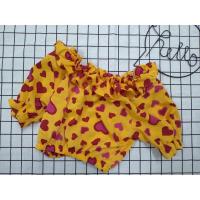 ราคา เสื้อครอปแขนตุ๊กตาลายหัวใจ (6645807759)