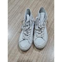 ราคา รองเท้ายาง converse หุ้มข้อสีขาว เบอร์ 38.5 ผู้หญิง (27007181699)