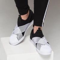 ราคา พร้อมส่ง❗️Adidas Slip On สีดำคาดขาว ของแท้ % (1788138963)