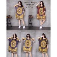 ราคา ุชุดเดรสสาวอวบ ชุดเดรสคนอ้วน เสื้อผ้าสตรี เสื้อคนอ้วน เสื้อสาวอวบอ้วน (1225671682)