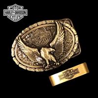 ราคา หัวเข็มขัดฮาร์เลย์ เดวิดสัน Harley Davidson Buckle แถมฟรีห่วงทองเหลือง (23706782387)