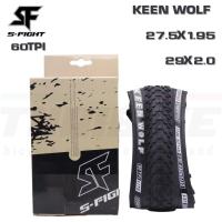 ราคา ยางนอกขอบพับจักรยานเสือภูเขา S-FIGHT รุ่น KEEN WOLF 27.5X1.95 29X2.0 (9599762684)