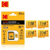 ราคา Kodak Micro SD การ์ด 128GB 64GB 256GB 32GB การ์ดหน่วยความจําความเร็วสูง U3 A1 V30 Class 10 SD TF Card สําหรับอะแดปเตอร์ freeshipping (22008819201)