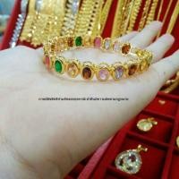 ราคา สร้อยข้อมือมรกต ทับทิม นพเก้า พลอยสีสวยเนื้ออ่อน งานสวยๆจร้่า (2306328472)