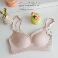 ราคา ✨NEW✨ บรา ไร้โครง รุ่น Hana Bra ชุดชั้นใน เสื้อชั้นใน สีชมพู อ่อน Size S A70 (16998361598)