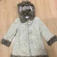 ราคา เสื้อกันหนาวตัวยาวหนังกลับนุ่มๆ size 120 สวยเฟอร์แท้ถอดได้ค่ะสภาพดีมาก (6508498347)