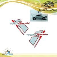 ราคา สติ๊กเกอร์ Sticker TRD Sportivo สี Red, Silver Hilux Vigo Sr5 Toyota 2, 4 ประตู ปี2005 - 2015 (9816414624)