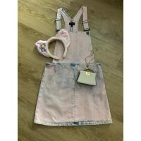 ราคา Topshop overalls skirt เอี้ยมกระโปรงยีนส์ สีชมพู US 4 มือสอง (24161510963)