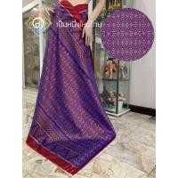 ราคา ผ้าไหมมัดหมี่แท้ ลายปันเชค ทอ3ตะกอ ตีเกลียวหางกะรอก หน้านางเจือย ผ้าไหมมัดหมี่สุรินทร์แท้ 100% ผ้าไหมไทยแท้ ไหมแท้ทอมือ (25416378913)