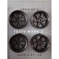 ราคา [ส่งต่อล้อแท้ ญี่ปุ่น] แม็ก TE37V MarkII ขอบ 18 มือสอง สภาพ 90% (13754786546)