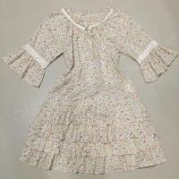 ราคา เดรสแต่งระบายแขนระบายชายสไตล์ญี่ปุ่น (2162898172)