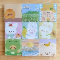 ราคา กระดาษโน๊ตมีกาว กระดาษโน๊ตโพสต์อิทสุดคิ้วท์ ลายสวยคมชัดน่ารักมากๆ 1ชุดมี 30-100 แผ่น (25630558427)