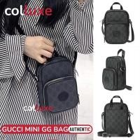 ราคา ของแท้ ของแท้ กุชชี่ Gucci Mini Bag with GG Supreme กระเป๋าสะพายข้าง (29485988089)