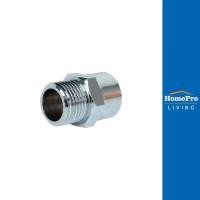 ราคา ANA ข้อต่อตรงหกเหลี่ยมทองเหลือง เกลียวนอก/ใน 1/2 นิ้ว สีโครม (24569493955)