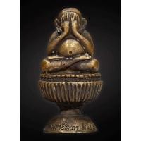 ราคา พระปิดตาเจ้าสัวมีโชค นั่งพานแว่นฟ้า หลังยันต์แมงปอเรียกทรัพย์ หลวงปู่ศักดิ์ สมาหิโต (เกจิผู้สำเร็จวิชาแมงปอเรียกทรัพย์) (22673197441)