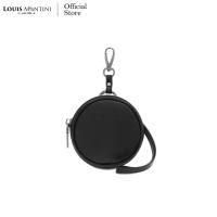 ราคา Louis Montini (ONYX) กระเป๋าใส่เหรียญหนังวัวแท้ สำหรับคล้องกระเป๋าทรงกลม ONX13 (25191274581)