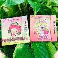 ราคา MILA COLOR MC5036 Palate พาเลทแต่งหน้ากระเป๋า ปก Strawberry พกพาง่าย ได้ทุกลุคพาเลท มีครบทุกความสวยภายในตลับเดียวพาเลททท (23461734976)