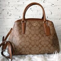 ราคา Coach Small Margot Crossbody Khaki/Saddle (789537762)