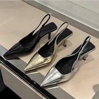 ราคา naturalizer รองเท้า wanderlust รองเท้าส้นสูงส้นเข็มสีเงินระดับไฮเอนด์สำหรับผู้หญิงรองเท้าแตะรัดส้นแ (24387401392)