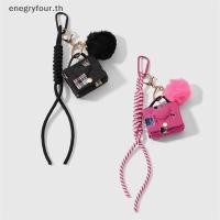 ราคา ของขวัญและของเล่นแฟชั่นอินเทรนด์ลูกขนผ้ายีนส์หูฟังกระเป๋าพวงกุญแจจี้เชือกถักโทรศัพท์โซ่กระเป๋าแขวนกระเป๋าเป้สะพายหลังตกแต่งพวงกุญแจของขวัญ. (44221209615)
