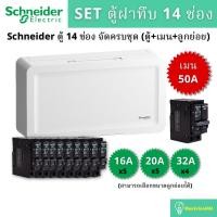 ราคา Schneider Electric SDEL114 ตู้คอนซูเมอร์ยูนิตฝาทึบ 14 ช่อง จัดครบชุด (ตู้+เมน+ลูกย่อย) (21743239556)