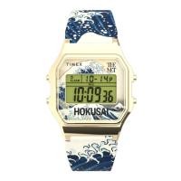 ราคา TIMEX TW2W25200 Digital The MET Hokusai นาฬิกาข้อมือผู้หญิง สายเรซิ่น สีครีมลาย หน้าปัด 34 มม. (23687875314)