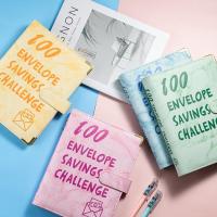 ราคา 100 envelope challenge binder challenge Event Notepad Budget Planner ซองเงิน ท้าทาย แฟ้มออมเงิน ออแกไนเซอร์เงิน (28362423658)