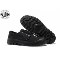 ราคา ของแท้ 100% PALLADIUM Low-top Black รองเท้าผ้าใบสําหรับบุรุษและสตรี 35-45 (29431720608)