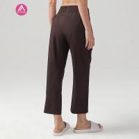 ราคา AirActive Leisure Casual Yoga Sports Pants Cropped Pants Side Pockets Draped Quick Dry (43903822887)