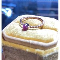 ราคา แหวนทับทิมแท้ เงินชุบพิงค์โกลด์ไม่ลอก (25654491536)