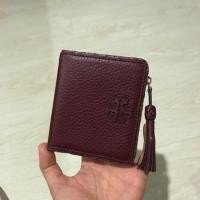 ราคา กระเป๋าตังค์ Tory burch แท้100% ของใหม่ หนังวัวสีแดง (1979312742)