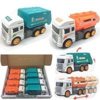 ราคา รถบรรทุกน้ำมันและรถบรรทุกขยะสำหรับเด็กเล่น มีลานสำหรับใช้มือไถให้รถเคลื่อนที่ (8015519551)