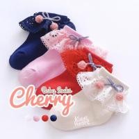 ราคา [Kiddy Heart]ถุงเท้าเด็กอ่อน รุ่น Cherry(เชอร์รี่) สำหรับเด็ก0-6เดือน (15533701995)