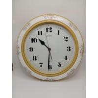 ราคา นาฬิกาแขวนผนัง Seiko Quartz รุ่น KS519P ลายดอกไม้ มือสอง (28428530502)