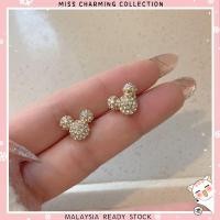 ราคา MSE344 ต่างหูเกาหลีเพชรมิกกี้เมาส์ต่างหู韩式耳环 (22643365090)